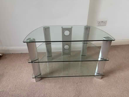 Photo of free Glass TV stand coffee table (Wapping E1W) #2