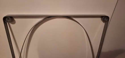 Photo of free Coffee table, metal base, glass top (Camberwell- SE5) #2