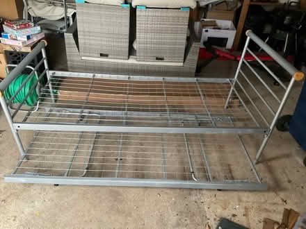 Photo of free Single/Double Metal Bed (Great Staughton PE19) #2