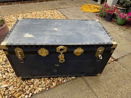 Photo of free Metal and wood trunk large (Yapton BN18) #1