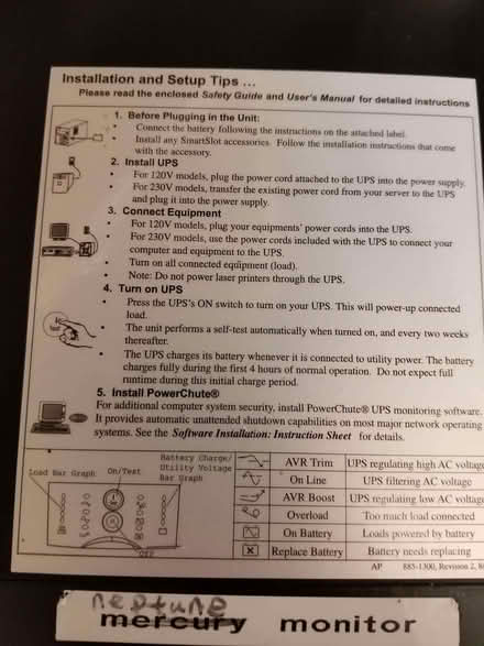 Photo of free APC Smart UPS 1000 - needs new battery (Speldhurst TN3) #4