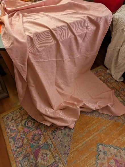 Photo of free Light Orange curtains (North West Longmont) #1