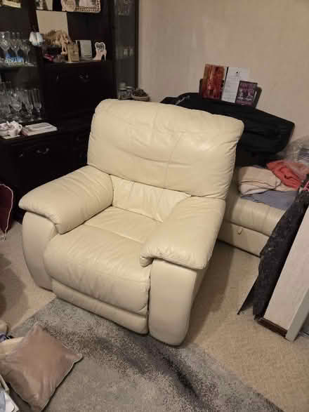 Photo of free Two Cream Lounge Chairs (Brough HU15) #1