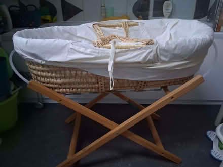 Photo of free Moses basket with two stands (Stroud GL5) #1