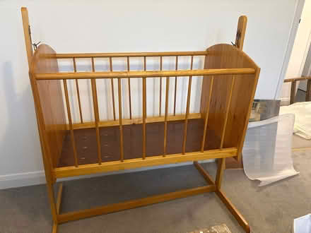Photo of free Large pine dolls crib (Boxmoor, Hemel Hempstead) #2