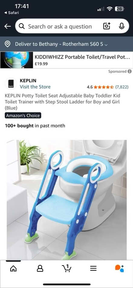Photo of free Toilet Training Seat and Stool (Catcliffe S60) #4