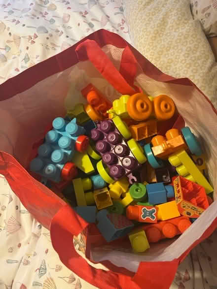 Photo of free Bag of Children’s Mega Blocks (Catcliffe S60) #1