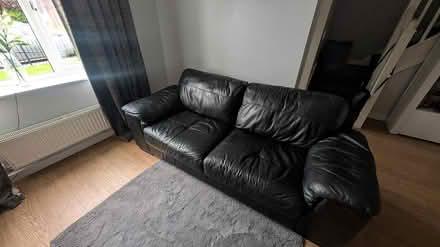 Photo of free Leather 3 seater sofa (S739BP) #1