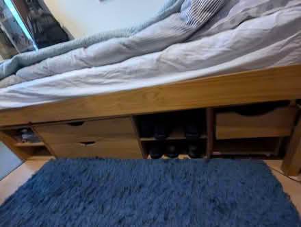 Photo of free Double bed with mattress (storage) (Brentford TW8) #1