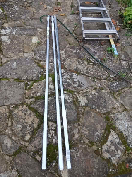 Photo of free Chrome plated oval tubes x3 183cmx30x15 (Wargrave RG10) #2