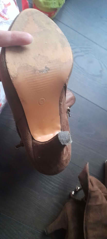 Photo of free High heels brown boots (West Midlands B32) #2