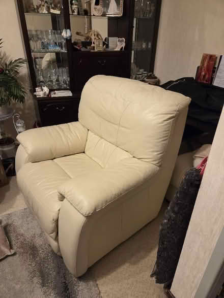 Photo of free Two Cream Lounge Chairs (Brough HU15) #2