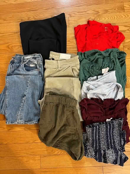 Photo of free XL tops & size 16 pants (Green Brook) #1