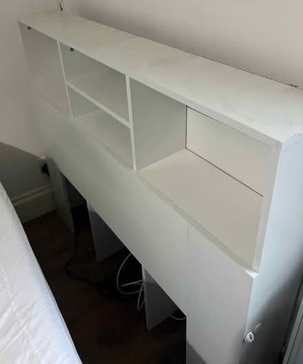 Photo of free White Headboard Cabinet (Kilburn NW2) #3