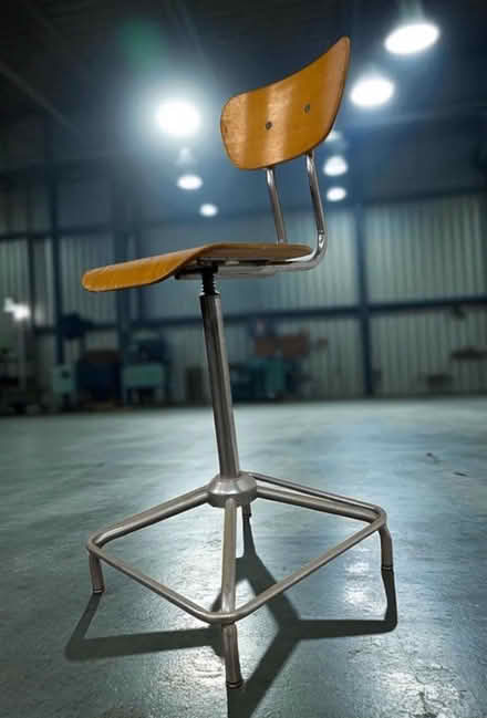 Photo of old architect's draughting chair / draughtsman chair (Stainton CA11) #1