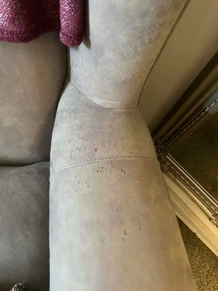 Photo of free Next grey suede armchair NEED GONE TODAY BY 5PM (Kitts Green B33) #4