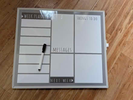 Photo of free Weekly wipe clean wall planner (Lower Penwortham PR1) #1