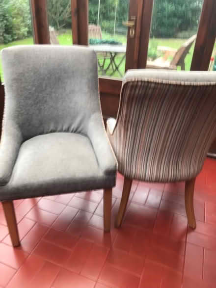 Photo of free 2 casual chairs (South Lopham IP22) #2