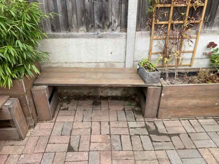Photo of free wooden planters and benches (peckham) #4