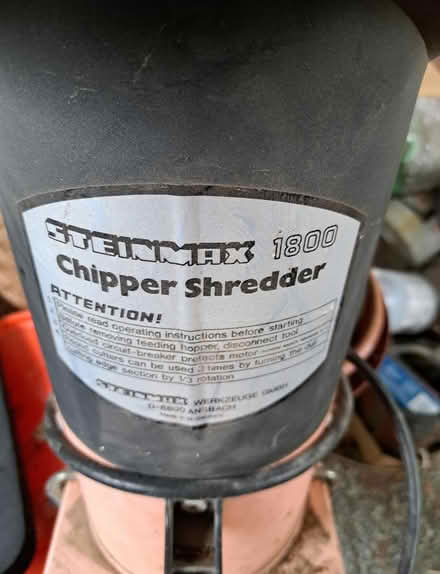 Photo of free Electric chipper - home size (Seattle: N. Greenwood) #1