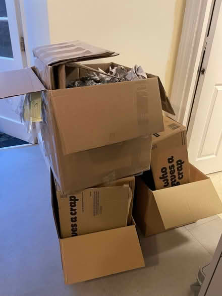 Photo of free Clean cardboard boxes and packing material (Bathwick) #1