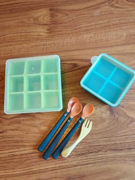Photo of free Weaning cubes and spoons (Old Woking GU22) #1