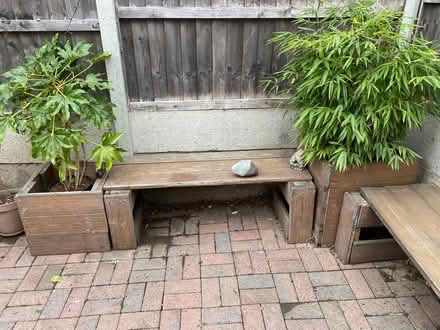 Photo of free wooden planters and benches (peckham) #2