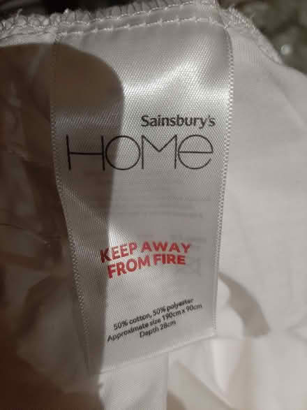 Photo of free Single fitted sheet - Used once (Wheathampstead AL4) #1