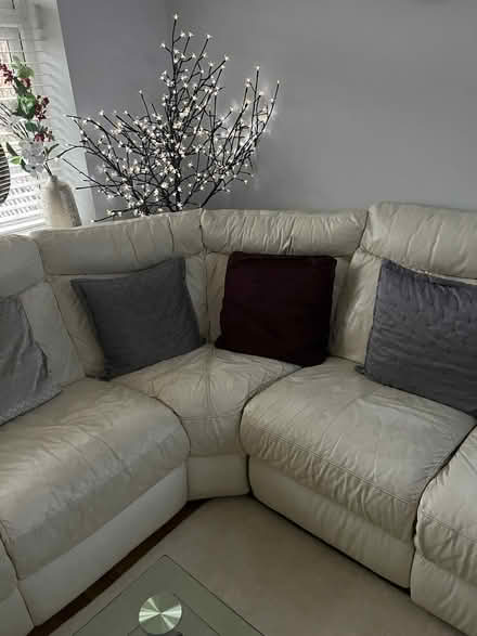 Photo of free Leather Sofa (Ruislip UB10) #3