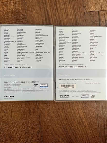 Photo of free Volvo Nav System Discs (North Central Mass) #2