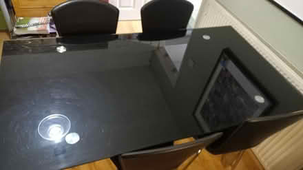 Photo of free Glass topped table and chairs (North Anston, S25) #3
