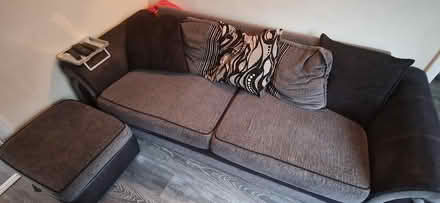 Photo of free Black and Grey Sofa (Ng19 8su) #1