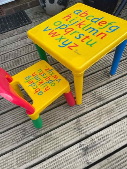 Photo of free Toddler table and chair (Chelmsford CM3) #2
