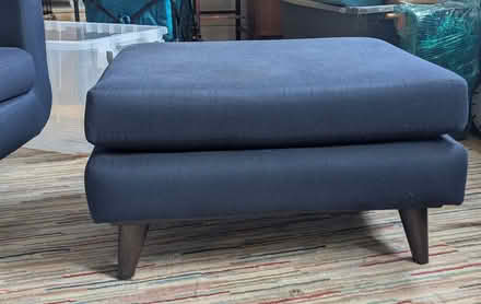 Photo of free Two oversized blue chairs (New Britain) #1