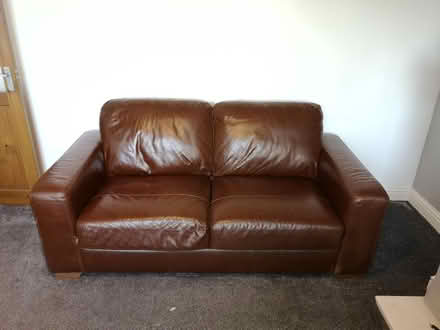 Photo of free 2 Seater Leather Sofa (Kiveton Park, S26) #2