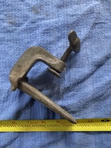 Photo of free Metal clamp (Nr Fresh Pond & Mt Auburn Cem.) #1