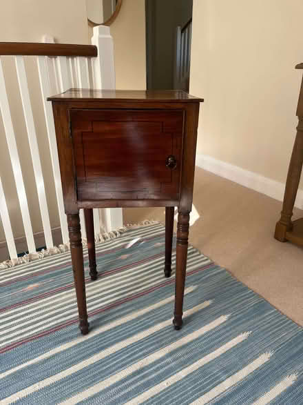 Photo of free 19th Century mahogany pot stand (Horsted Keynes RH17) #1