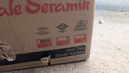 Photo of free Box of tiles (Priory Ward EX2) #2