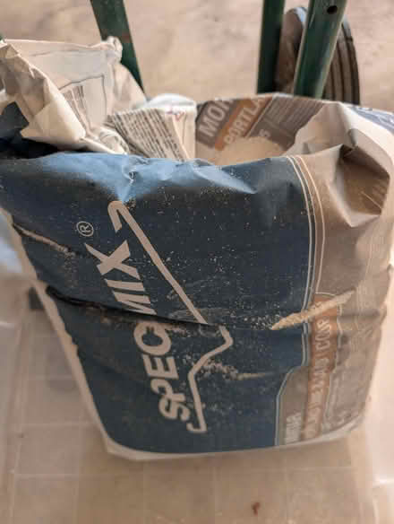 Photo of free 50 lb bag of SpecMix white mortar (Glenview/Northbrook) #1