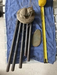 Photo of free Cat wind chimes (Nr Fresh Pond & Mt Auburn Cem.) #1