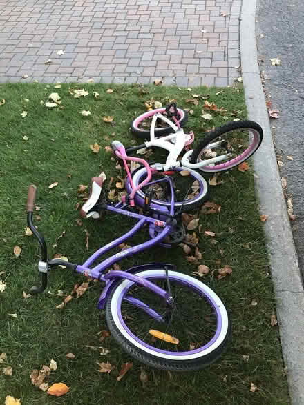 Photo of free CURB ALERT - 2 junior bicycles (Orleans) #1