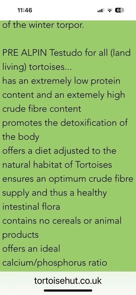 Photo of free Pre Alpin Tortoise food (Lower Weston) #2