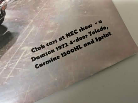 Photo of free Triumph Dolomite magazine (Coombe Bissett SP5) #3