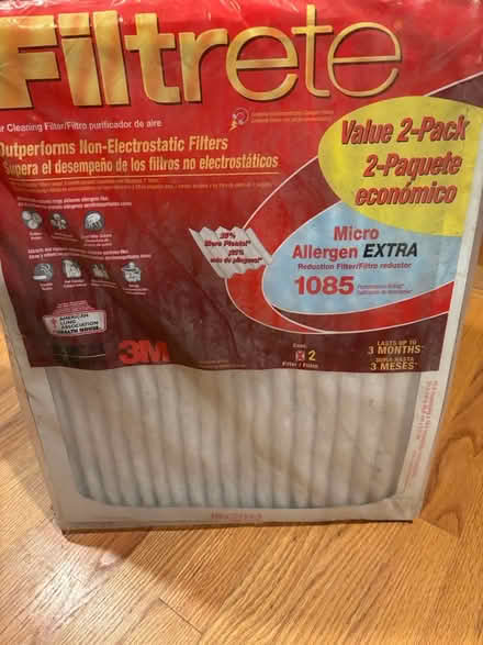 Photo of free Filtrete 16x20x1 furnace filters (Simsbury) #1