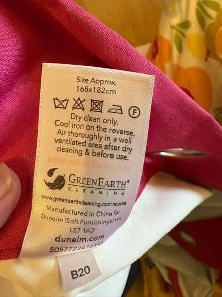 Photo of free Dunelm pink curtains (Stanley DE7) #2