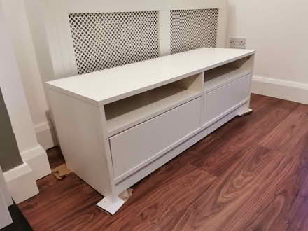 Photo of free White Wood TV / media unit (Glasnevin) #1
