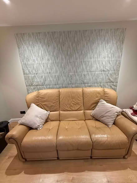 Photo of free Sofa se 3 & 2 seater leather (Glenageary) #2