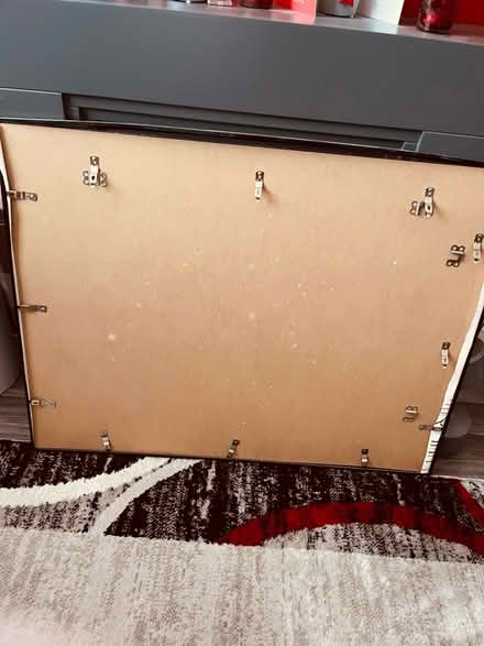Photo of free Large black picture frame and old tube map (Bordesley Green B9) #2