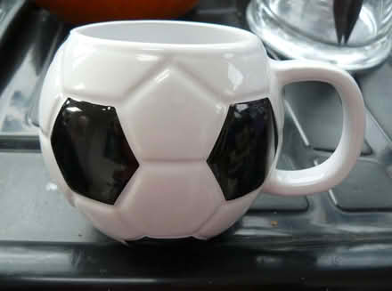 Photo of free PG Tips football shape mug (Kempsey WR5) #1