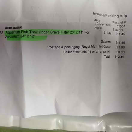 Photo of free Under gravel filter for fishtank (Leeds LS8) #2